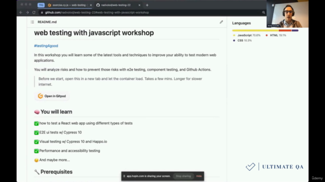 Web Testing with JavaScript – Screenshot 1