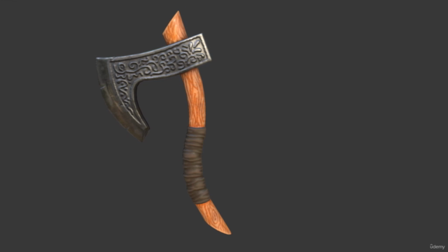 Create a 3D game asset in Blender & Substance Painter – Screenshot 2