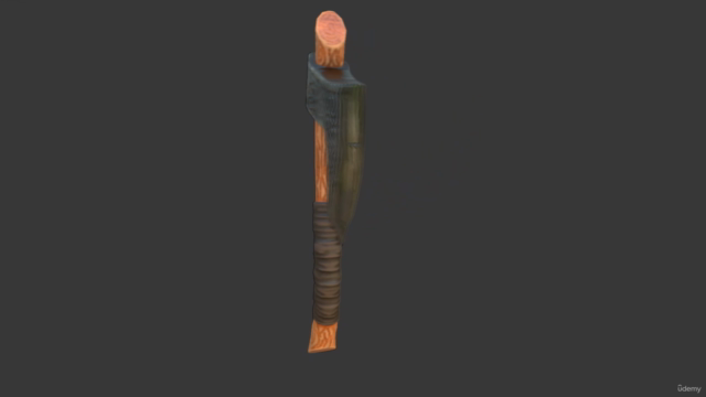 Create a 3D game asset in Blender & Substance Painter – Screenshot 4