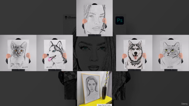 Crie DESENHOS REALISTAS no Photoshop – Screenshot 1