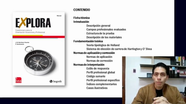 EXPLORA. Cuestionario Orientación vocacional y profesional – Screenshot 3