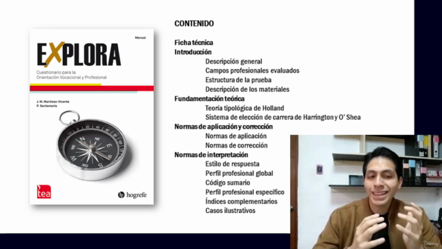 EXPLORA. Cuestionario Orientación vocacional y profesional – Screenshot 4
