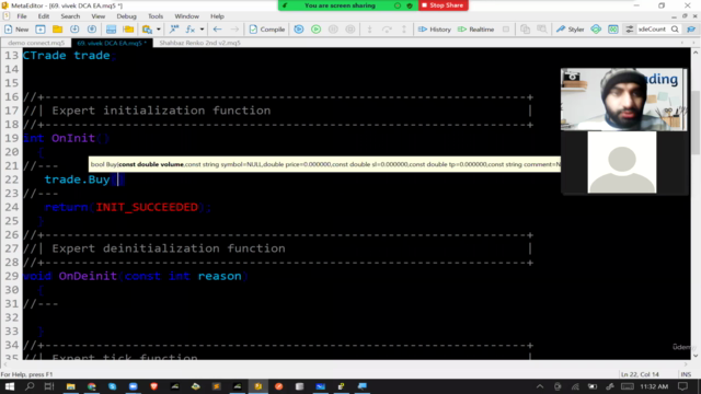 MQL5 programming Course: Develop a complete Forex Strategy – Screenshot 1