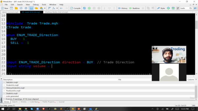 MQL5 programming Course: Develop a complete Forex Strategy – Screenshot 4