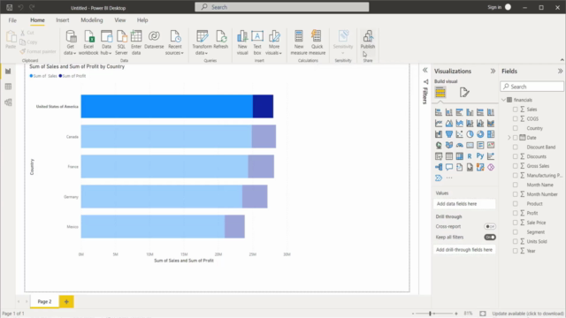Excel and PowerBi for Data Visualization – Screenshot 1