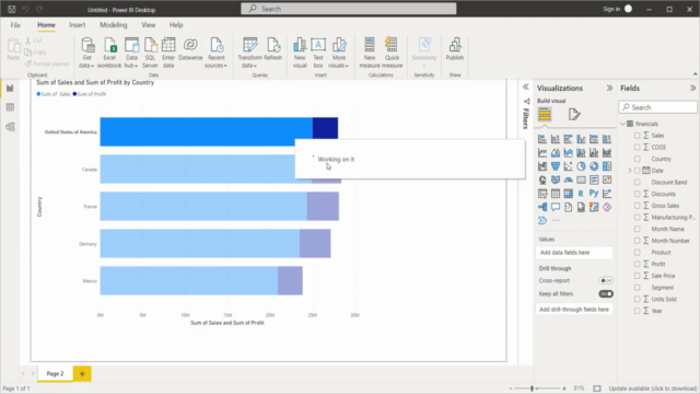 Excel and PowerBi for Data Visualization – Screenshot 3