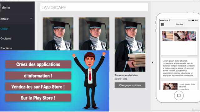 Créez des applications mobiles sans programmer + bonus – Screenshot 1