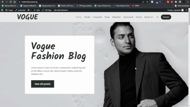 How to Create Blog Website with WordPress – Screenshot 1