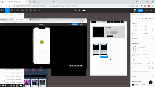 UI/UX design requisite with Figma: Design a full NFT app – Screenshot 3