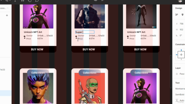UI/UX design requisite with Figma: Design a full NFT app – Screenshot 4