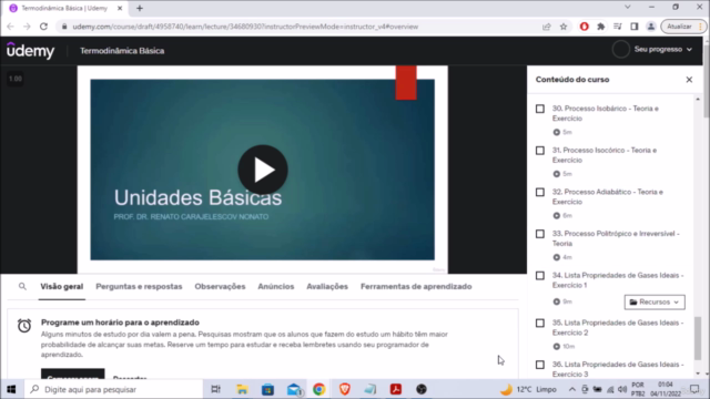 Termodinâmica Básica – Screenshot 1
