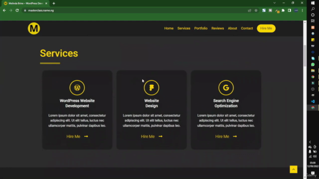 How To Make Portfolio Website – Screenshot 1