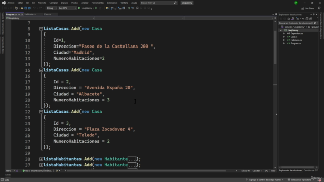Aprende LINQ desde cero con C#, Entity Framework y Blazor – Screenshot 1