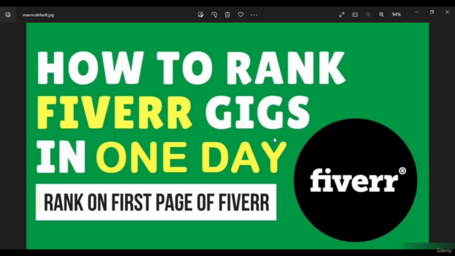 Best Fiverr Gig Ranking Course: Become Fiverr Expert in 2025 – Screenshot 1
