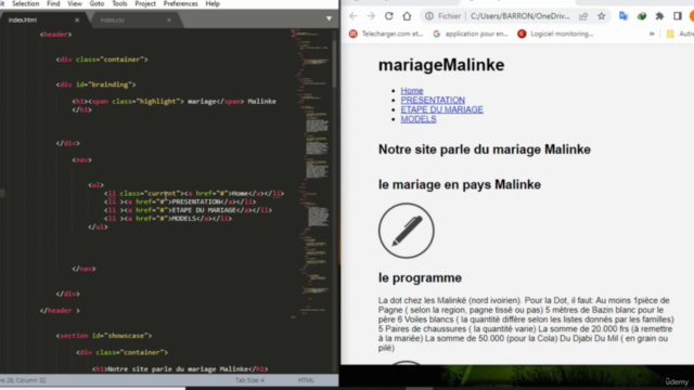HTML5 et CSS3: CODER 5 PROJETS DE A à Z – Screenshot 1