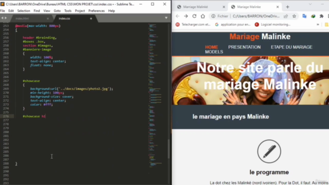 HTML5 et CSS3: CODER 5 PROJETS DE A à Z – Screenshot 4
