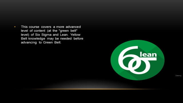 Lean Six Sigma Green Belt – Screenshot 3