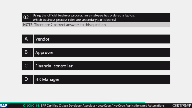 C_LCNC_01 - SAP Certified Citizen Developer | Exam Questions – Screenshot 1