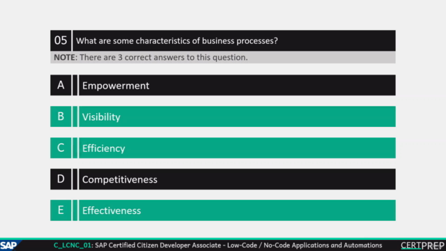 C_LCNC_01 - SAP Certified Citizen Developer | Exam Questions – Screenshot 3