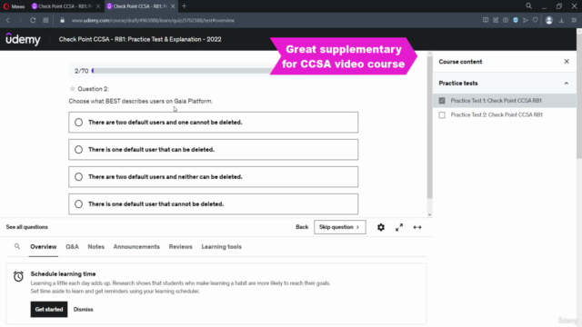 Check Point CCSA - R81: Practice Test & Explanation - Screenshot_03