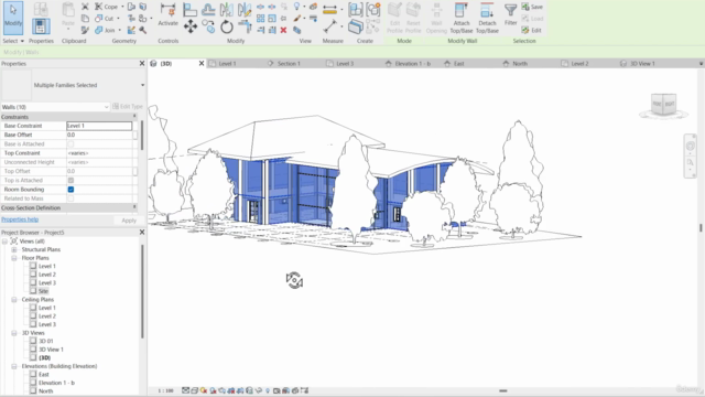 Revit Architecture-3D Architectural Design: Beginner – Screenshot 1