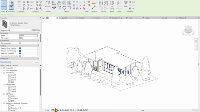 Revit Architecture-3D Architectural Design: Beginner – Screenshot 2