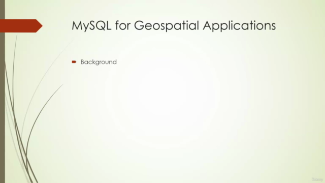 MySQL for Geospatial Applications – Screenshot 1