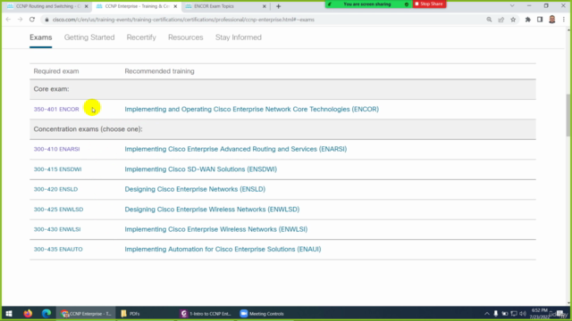 CCNP Advanced Enterprise 350-401 ENCOR Part1/2 – Screenshot 1