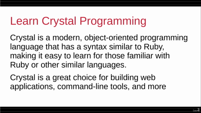 Learn Crystal Programming – Screenshot 1
