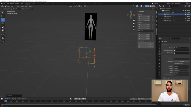 Female Anatomy Sculpting in Blender Course – Screenshot 1