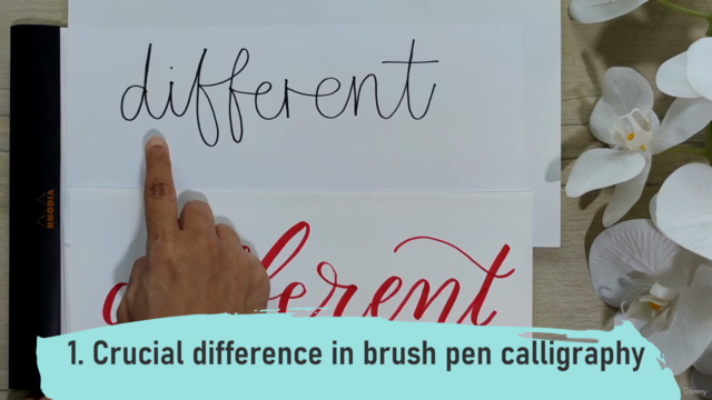Basics of Brush Pen Calligraphy – Screenshot 1