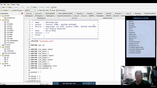 Asistente virtual (Jarvis) con Microcontroladores PIC – Screenshot 2