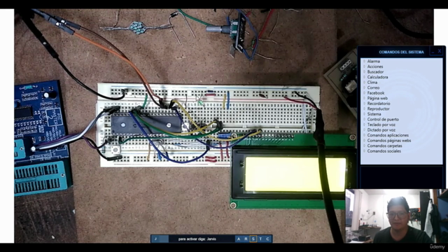 Asistente virtual (Jarvis) con Microcontroladores PIC – Screenshot 3