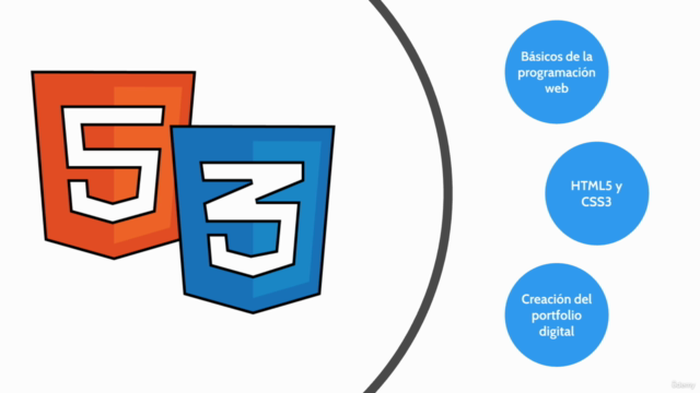 ¡Crea tu portfolio web desde 0 con HTML5 y CSS3! – Screenshot 1