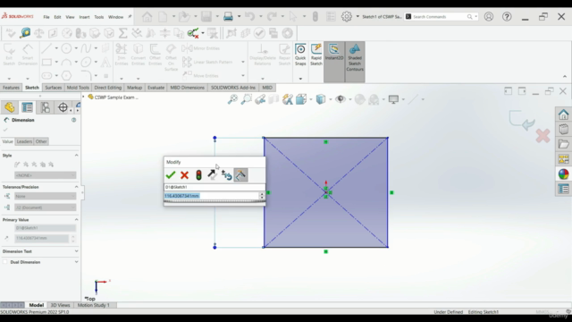 Certified SOLIDWORKS Professional CSWP Sample Exam Solution – Screenshot 3