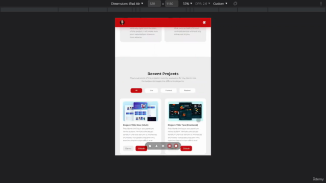 React JS Portfolio Website with Theme Customization - Screenshot_04