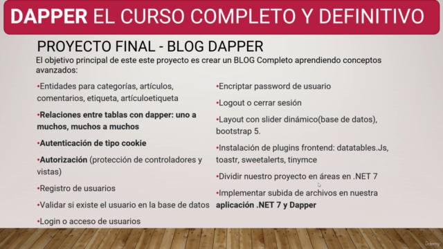 Dapper el Curso Completo y Definitivo – Screenshot 3