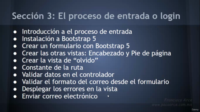 Crear un sistema de control de citas con PHP en Modelo MVC – Screenshot 2