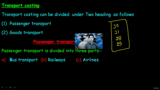Operating Costing – Screenshot 2