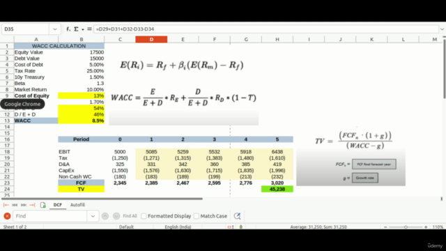 Financial Modelling with Python & Excel : DCF Valuation - Screenshot_01