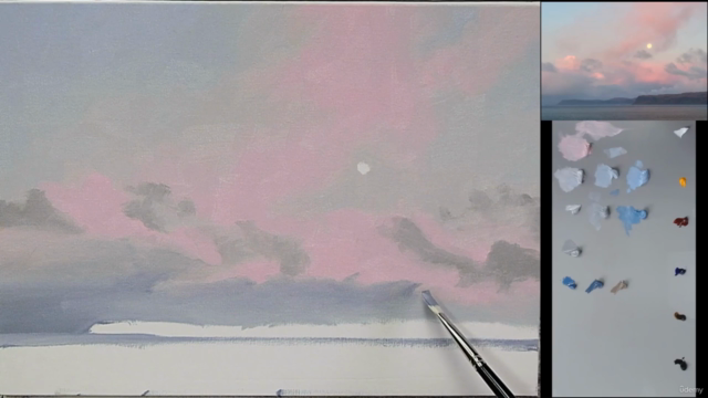 Learn How To Paint: Oban Skies. Seascape in oils – Screenshot 2