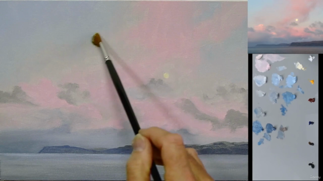 Learn How To Paint: Oban Skies. Seascape in oils – Screenshot 4