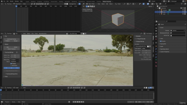 Blender Camera Tracking Masterclass – Screenshot 3