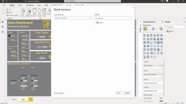 Advanced Power BI DAX , Bookmarks (in Arabic) بالعربي - Screenshot_01