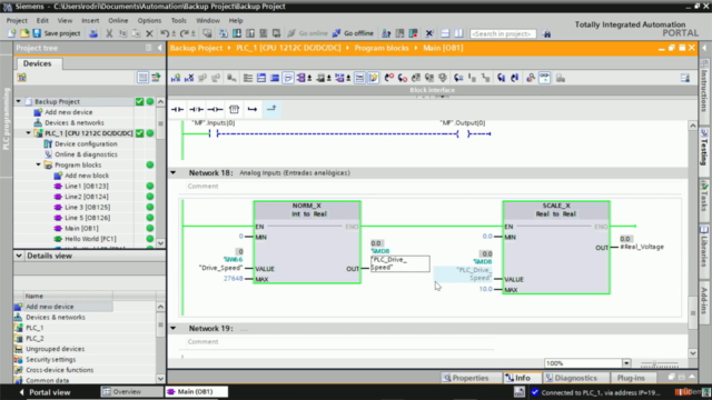 Curso PLC SIEMENS TIA PORTAL nivel avanzado Pt2 – Screenshot 1