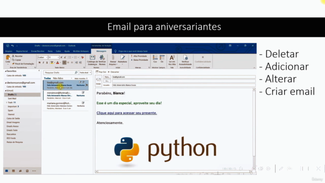 Python RPA crie Robôs com Interface GUI + Projeto ChatGPT – Screenshot 1