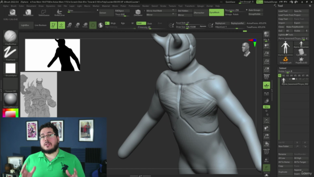 Advance Zbrush Character Creation – Screenshot 2