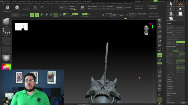 Advance Zbrush Character Creation – Screenshot 3