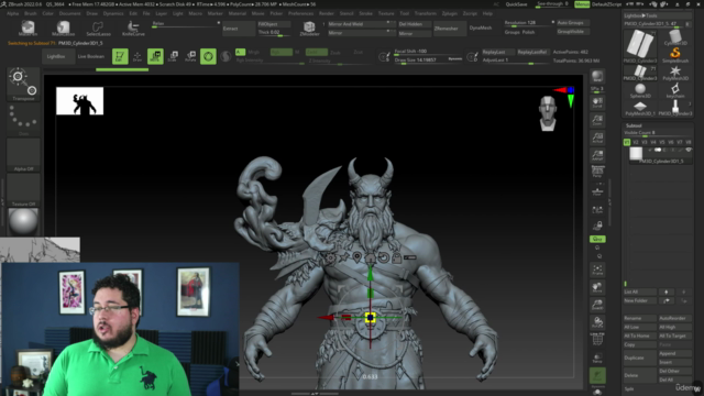 Advance Zbrush Character Creation – Screenshot 4