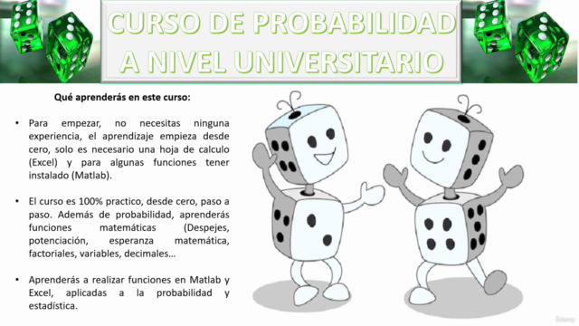Curso de Probabilidad a Nivel Universitario – Screenshot 1